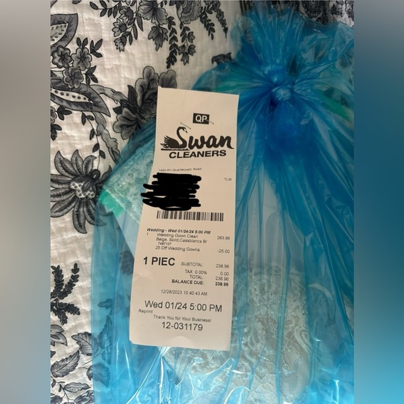 Casablanca fit and flare, sweetheart neckline, wedding dress (style 2215) - Picture 15 of 16